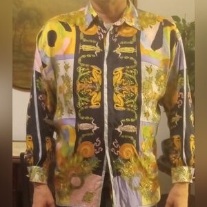Gianni Versace Silk Print Shirt